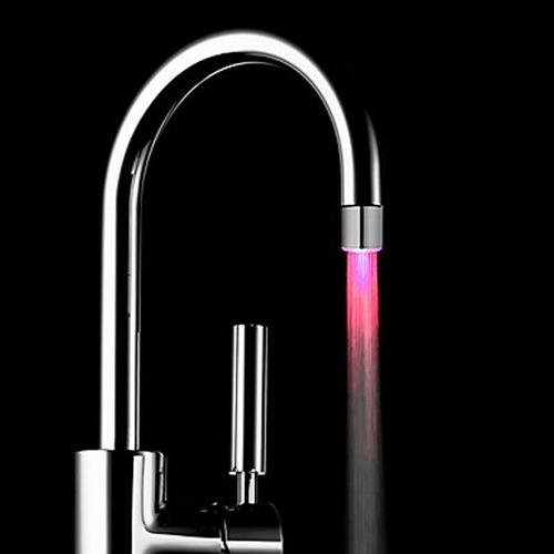 Grifo De Agua De 7 Colores Con Luz Led Para Cocina Baño